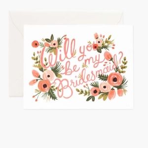 Rifle Paper Co. Will You Be My Bridesmaid Cards (Set of 4)